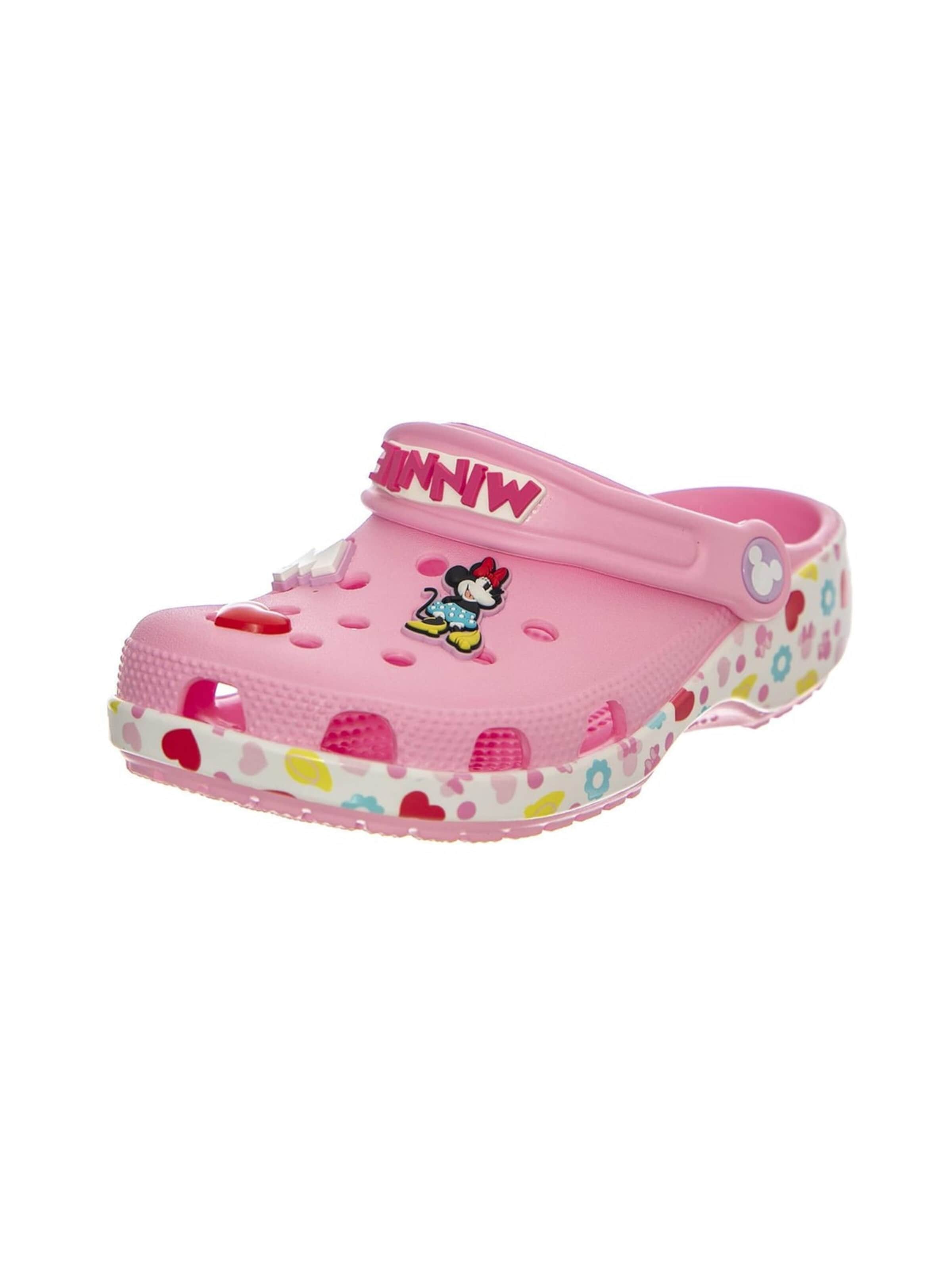 Crocs Sandały 'Mickey Friends Minnie Cls ClgK-MLT' w kolorze różowy: przód