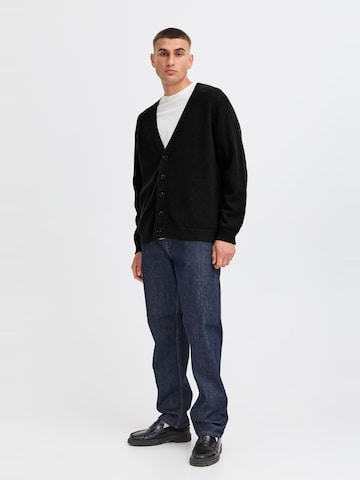 !Solid Gebreid vest ' SDRICK ' in Zwart