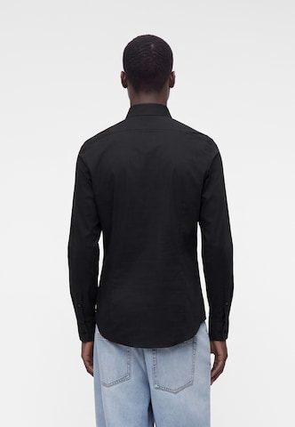 Super slim Chemise Calvin Klein en noir