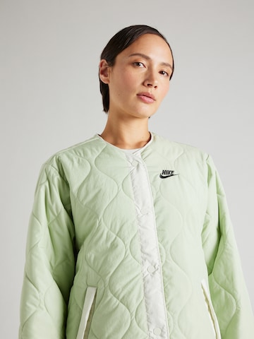 Nike Sportswear Prehodna jakna | zelena barva