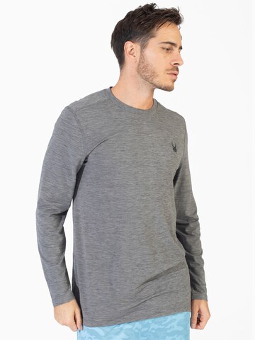 T-Shirt fonctionnel Spyder en gris