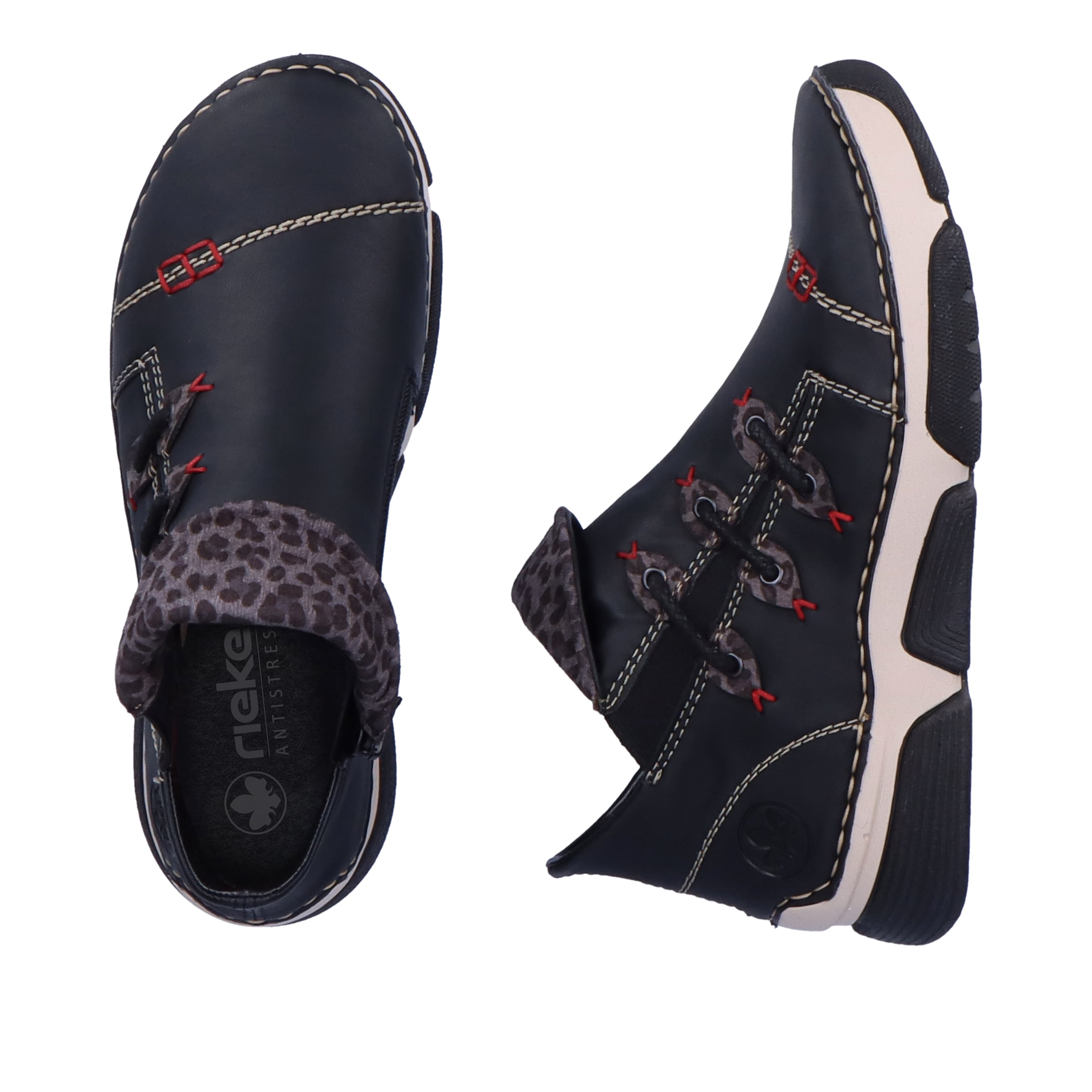 Rieker Ankle Boots in Schwarz