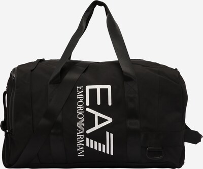 EA7 Emporio Armani Sporta soma, krāsa - melns / balts, Preces skats