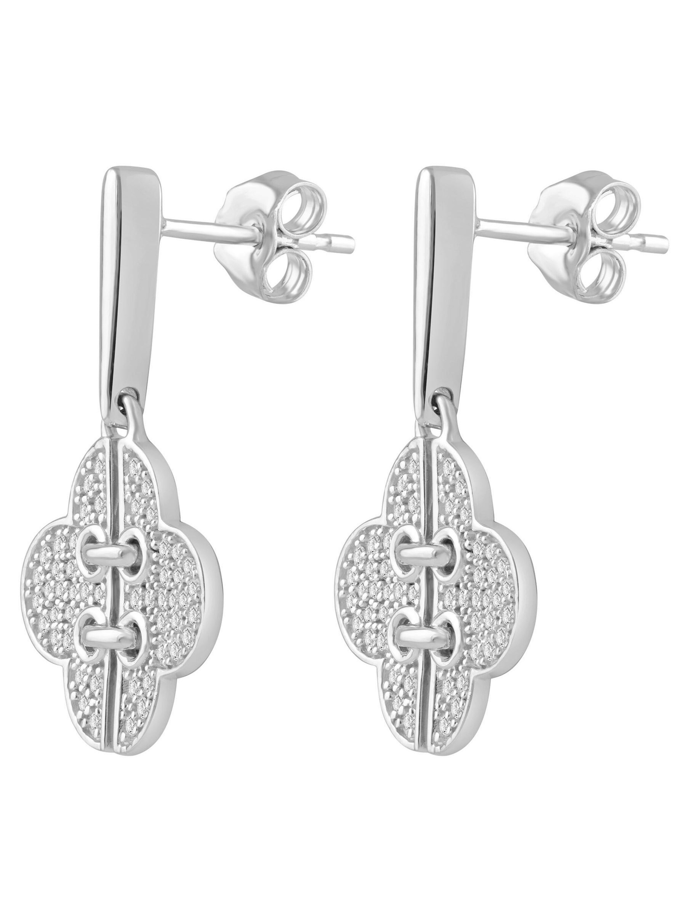 Diamant Exquis Earrings in Silver