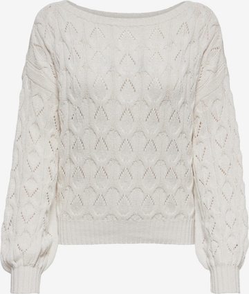 Pull-over 'Brynn' ONLY en blanc : devant