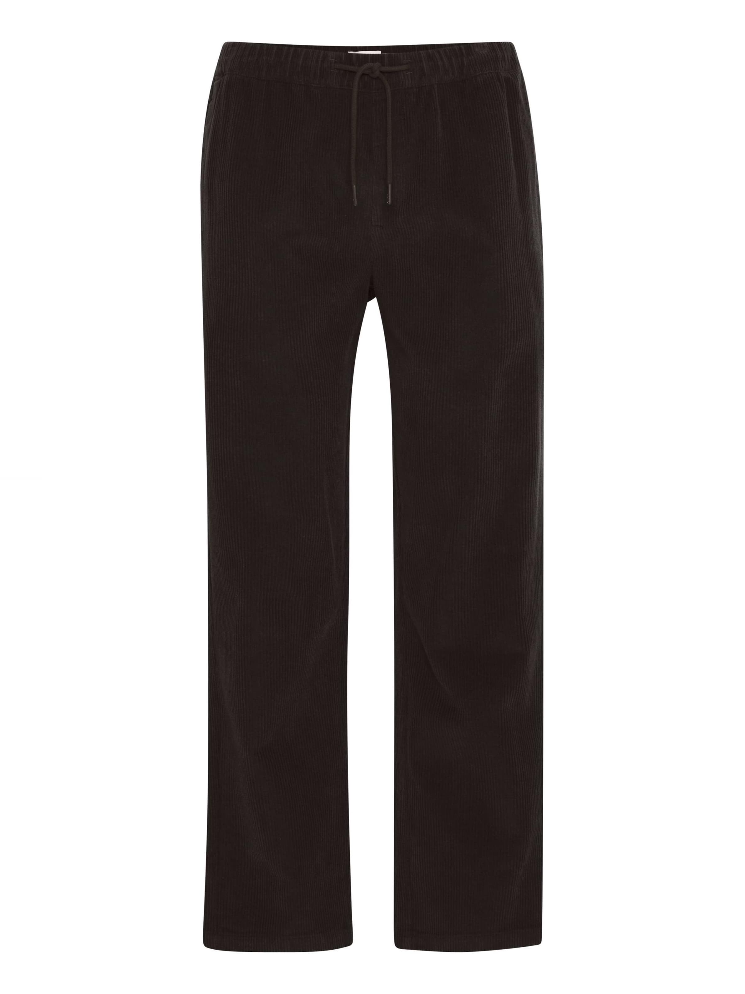 !Solid - Regular Calças chino 'Gutti' em preto: frente