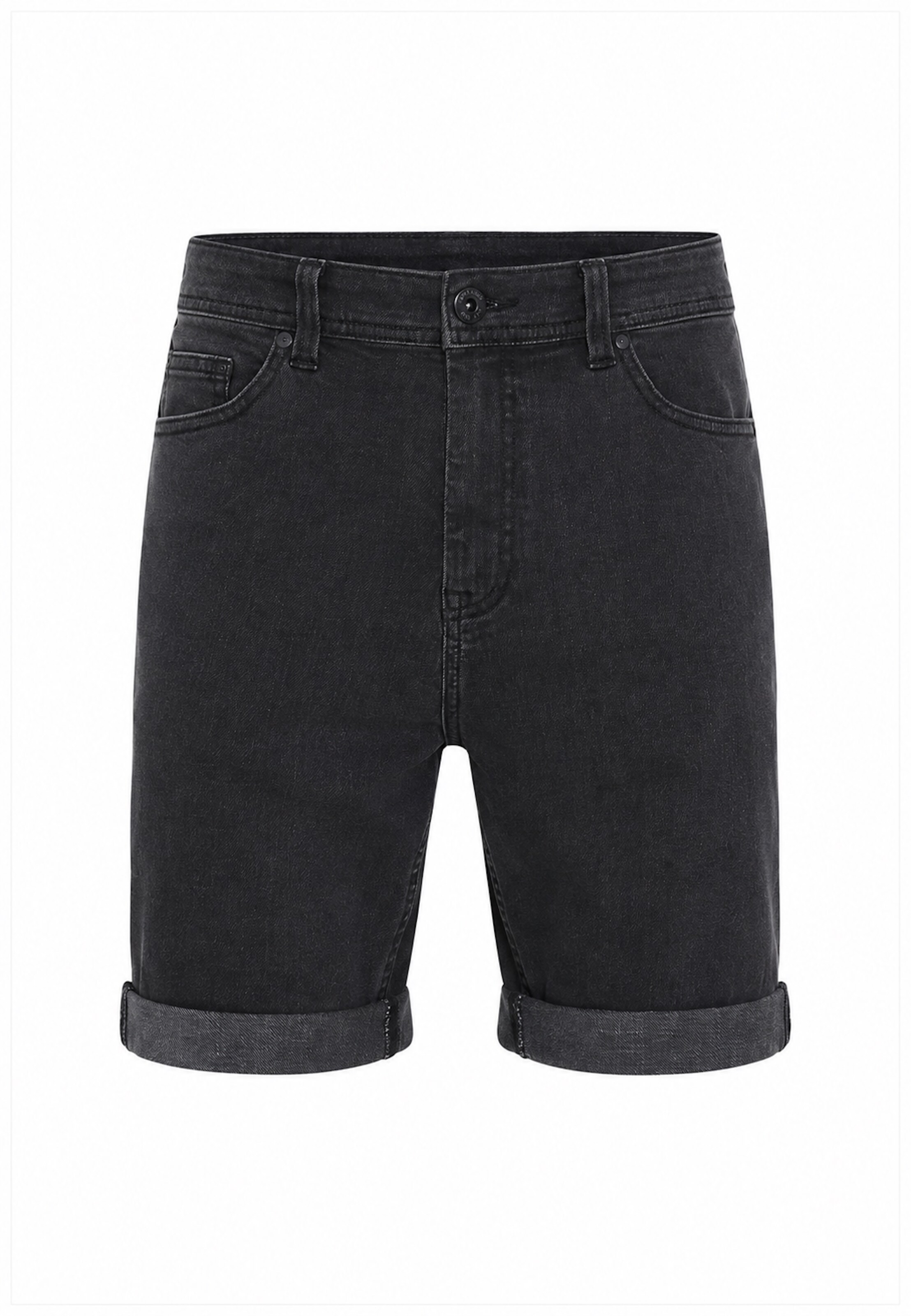 Threadbare Regular Jeans in Black: front