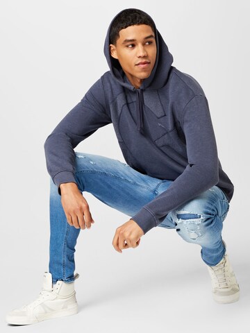 GUESS Sweatshirt 'TIMUR' in Blue