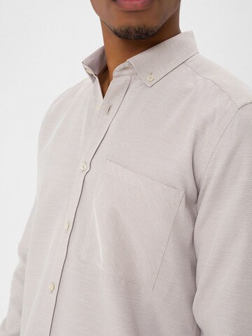Moxx Paris Regular Fit Hemd in Beige
