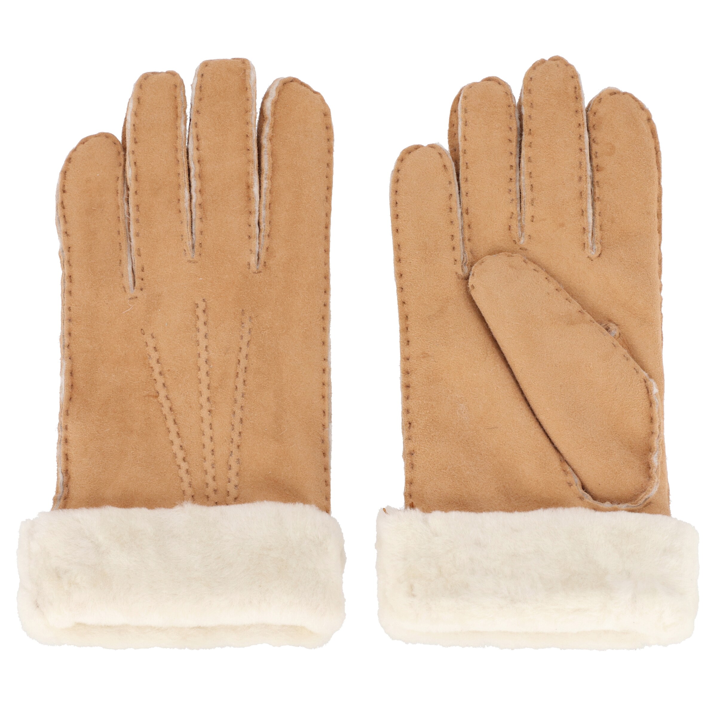 KESSLER Vingerhandschoenen 'Ilvy' in Bruin