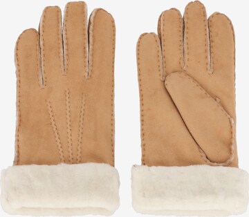 KESSLER Full Finger Gloves 'Ilvy' in Brown