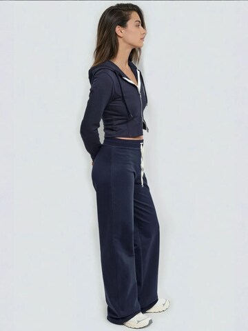 Hiccup Wide leg Broek in Blauw