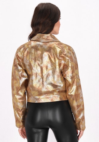 Veste mi-saison faina en or