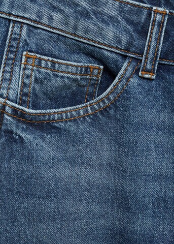 MANGO Wide leg Jeans 'Camilla' in Blauw