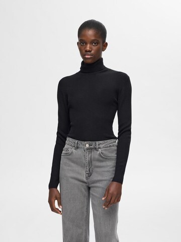 SELECTED FEMME Sweater 'SLFNaja' in Black