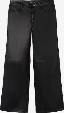 NAME IT Wide leg Broek in Zwart: voorkant