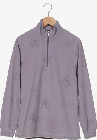 ODLO Sweatshirt & Zip-Up Hoodie in S in Purple: front
