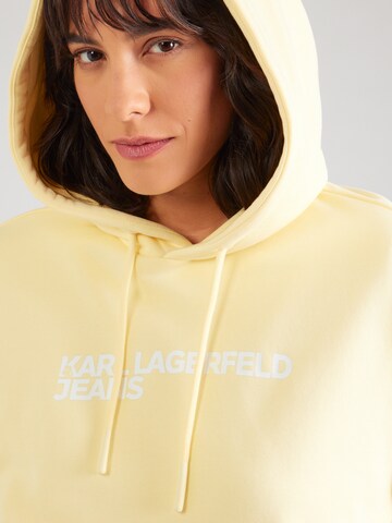 Felpa di KARL LAGERFELD JEANS in giallo