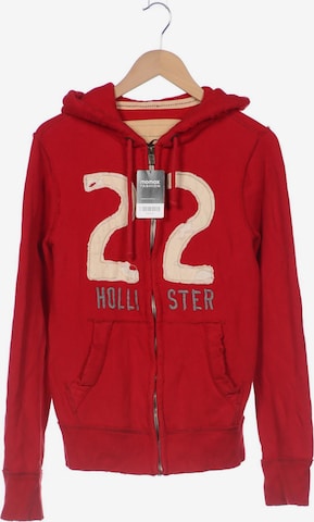 HOLLISTER Kapuzenpullover S in Rot: predná strana