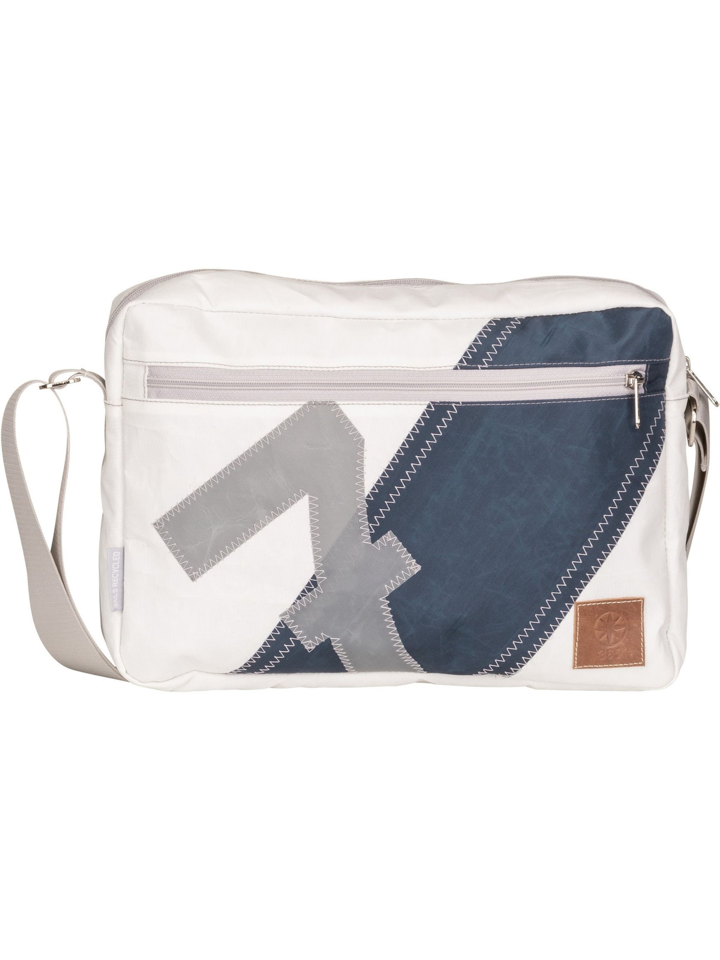 360 Grad Crossbody Bag in Blue: front