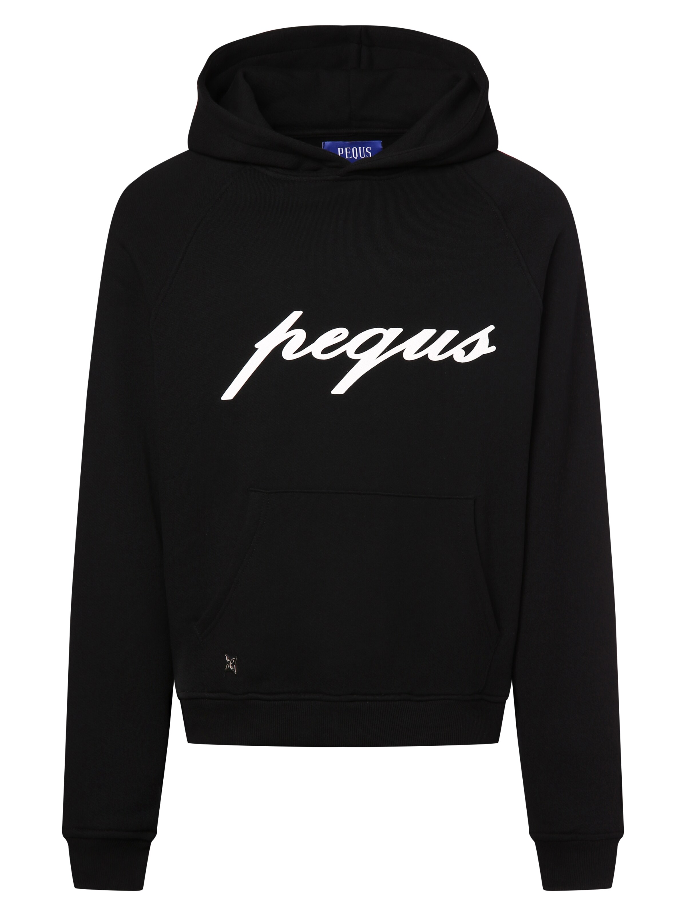 Pequs Sweatshirt in Schwarz: Vorderseite