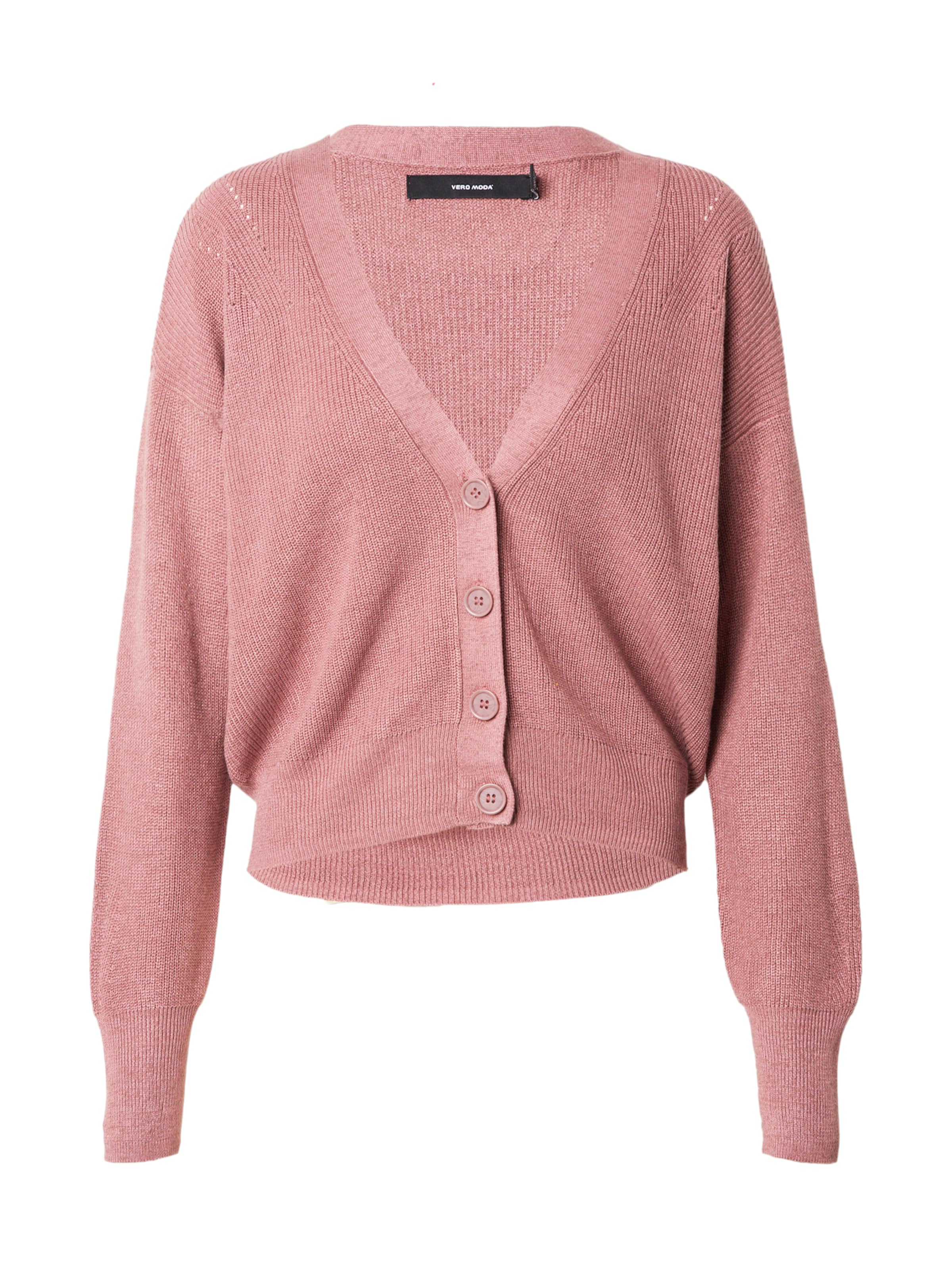 Cardigan 'VMNew Lexsun' VERO MODA en rose : devant