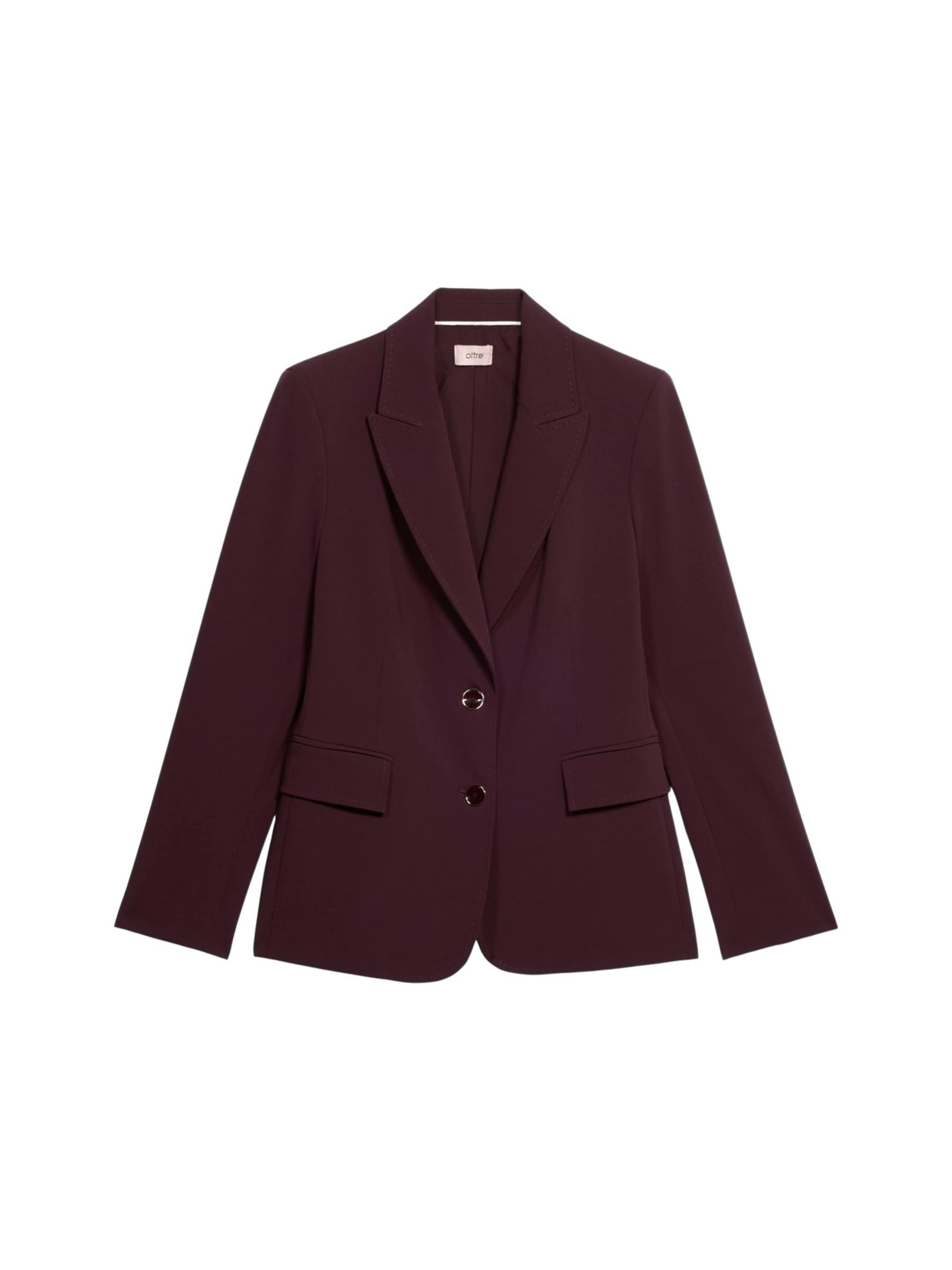 Blazer di oltre in rosso: frontale