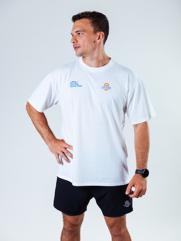 Lifters Oversizeshirt 'Hybrid Club Sport Unisex' in Weiß
