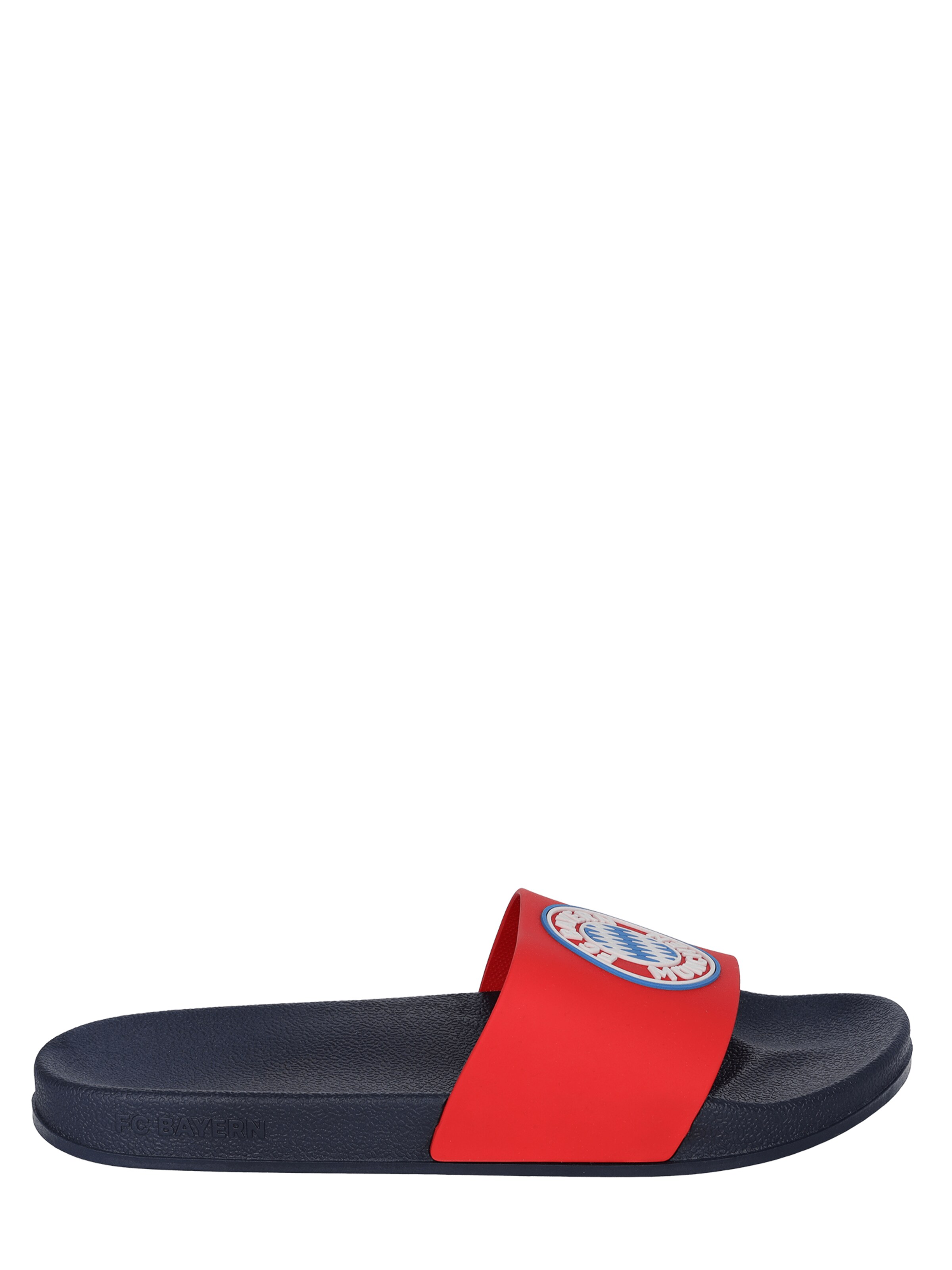 FC BAYERN MÜNCHEN Badeschuh in Rot: Vorderseite