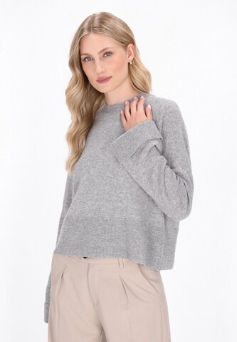 DreiMaster Klassik Sweater 'Classic' in Grey: front