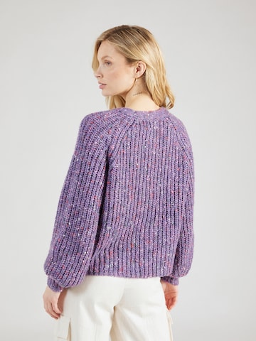 Cardigan 'SPRINKLE LIFE' ONLY en violet