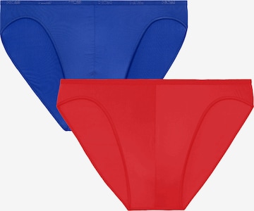 HOM Panty ' Plumes ' in Blue: front
