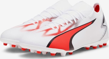 PUMA Παπούτσι ποδοσφαίρου 'ULTRA MATCH' σε λευκό: μπροστά