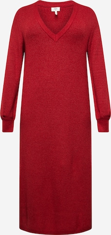 Robe 'MALENA' Object Curve en rouge : devant