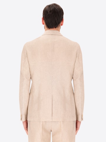 Distretto12 Regular fit Colbert 'CERTO' in Beige