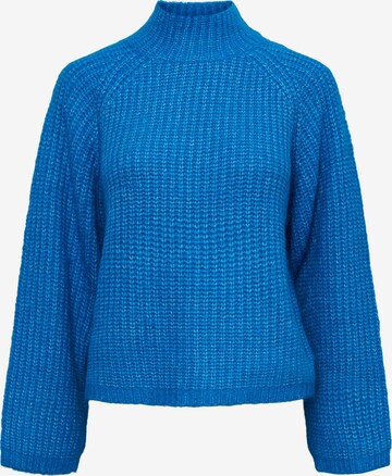 Pieces Tall Sweater in Blue: front