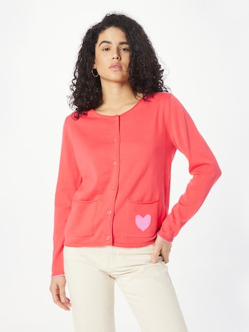 Cardigan 'Zusa' LIEBLINGSSTÜCK en rouge : devant