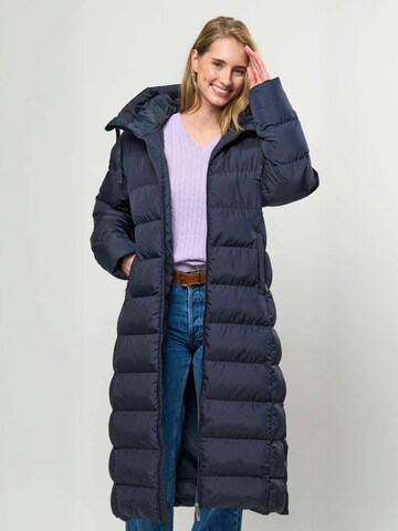 U.S. POLO ASSN. Wintermantel 'UWLisa' in Blau: Vorderseite