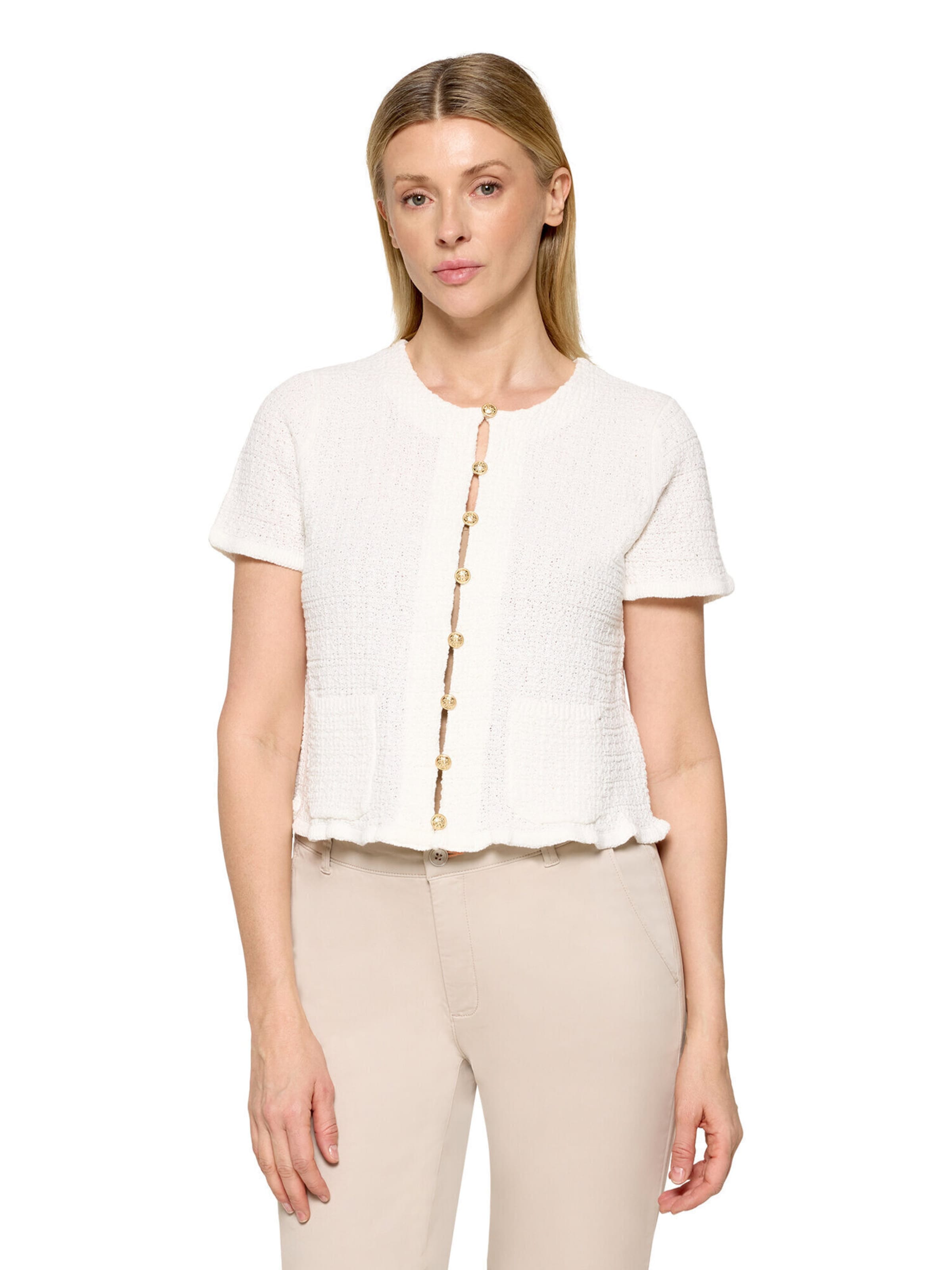 Cardigan Cartoon en blanc : devant