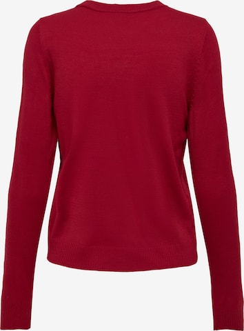 ONLY Pullover 'Xmes Bell' in Rot