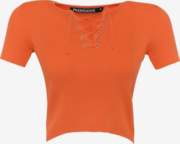 FRESHLIONS Top 'POLINA' in Orange: predná strana