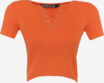 FRESHLIONS Top 'POLINA' in Orange: predná strana