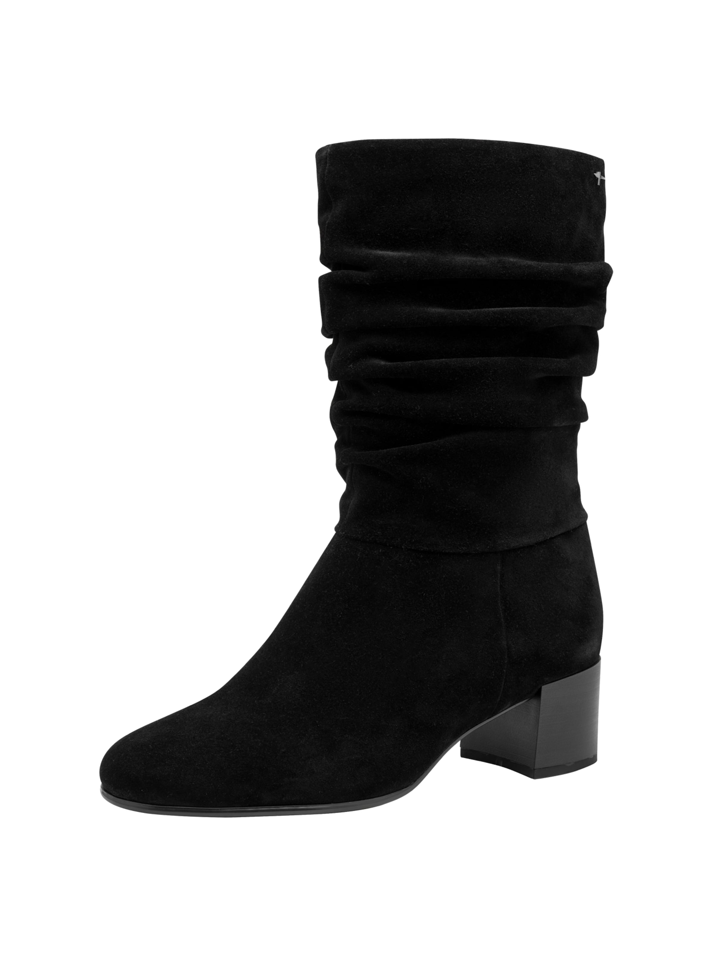 Bottes Tamaris en noir : devant