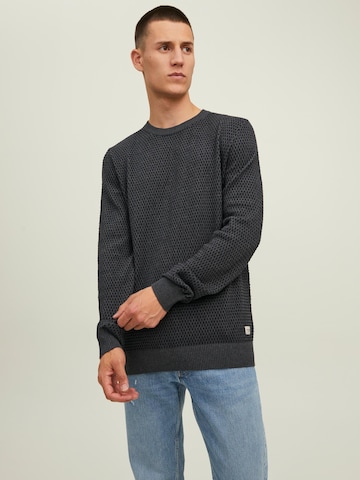 JACK & JONES Sweater 'Atlas' in Grey: front