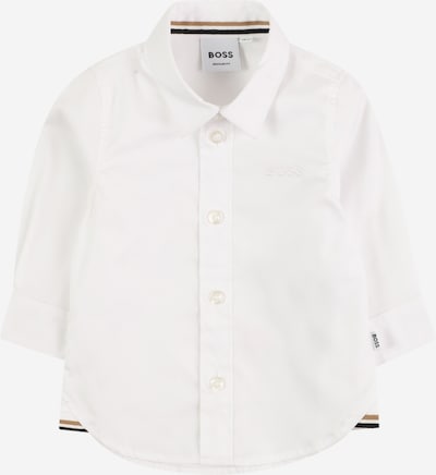 Cămașă BOSS Kidswear pe alb, Vizualizare produs