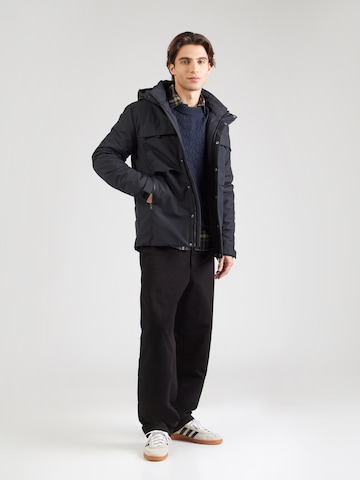 INDICODE JEANS Зимняя куртка 'Villeson' в Черный