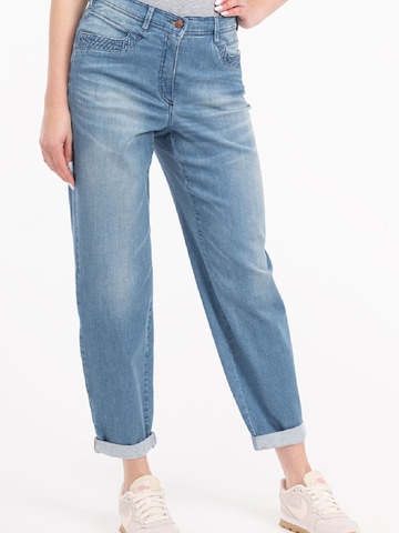 Recover Pants Loosefit Jeans in Blauw: voorkant