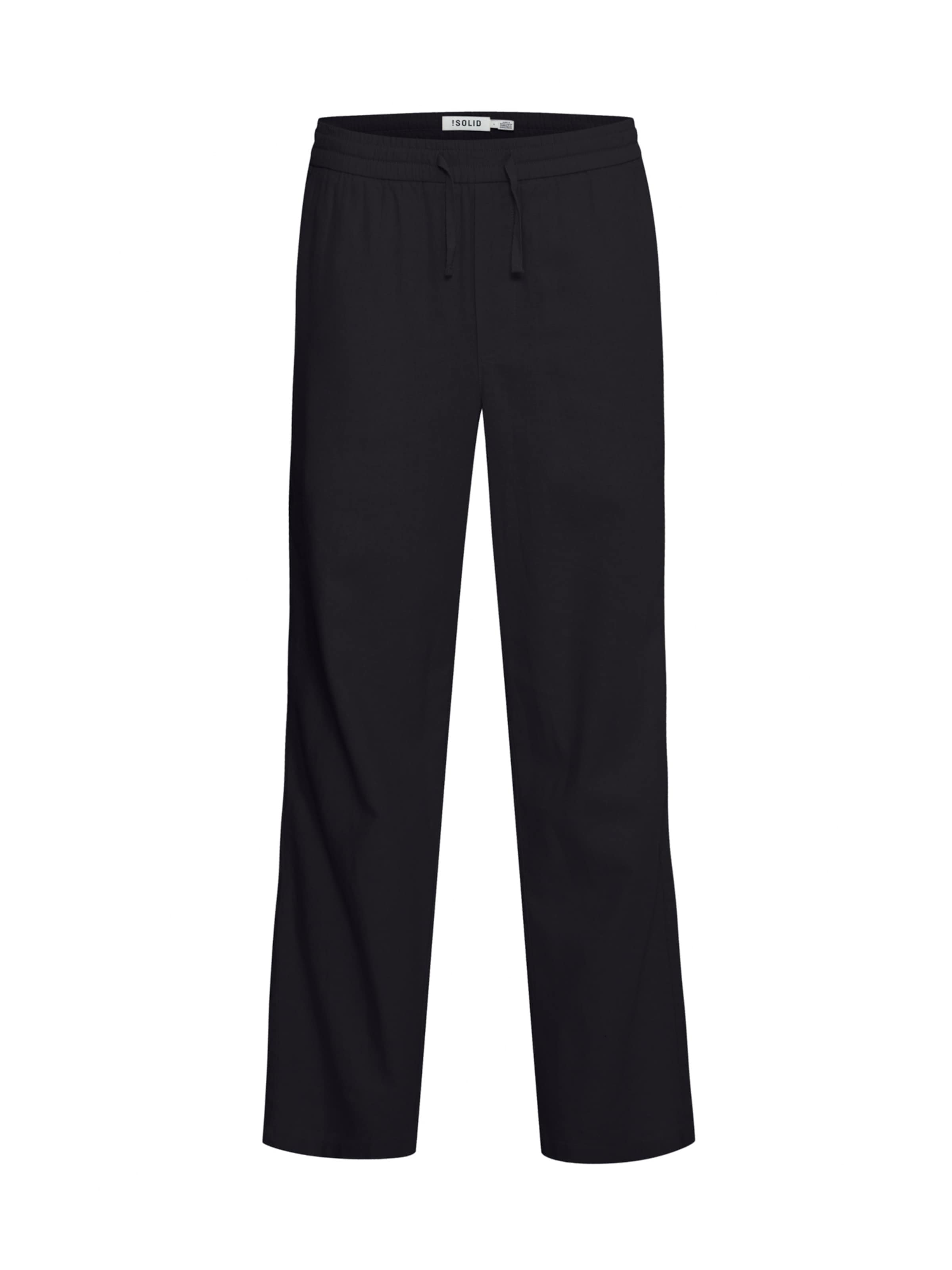 !Solid Loose fit Trousers 'ALANN ALLAN' in Black: front