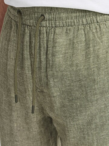 BLEND Regular Leinenhose in Grün