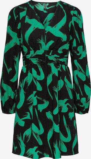 PIECES Kleid 'FOBBI' in grün / schwarz, Produktansicht